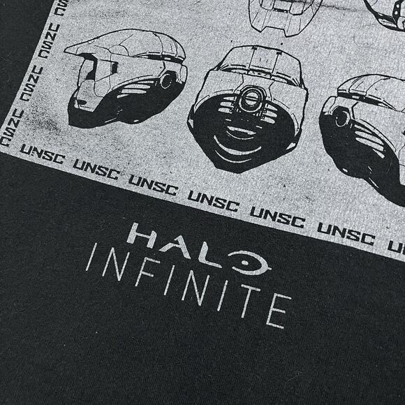 Halo Hoodie Mens Large Sweatshirt Xbox Video Game Infinite Graphic UNSC - Picture 5 of 14